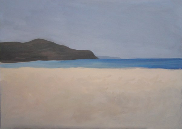 olej na tekturze  50x70