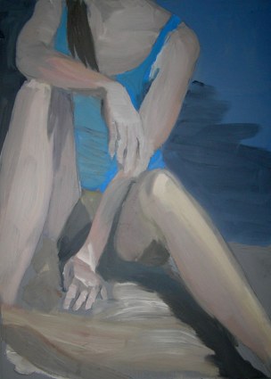 olej na tekturze  50x70