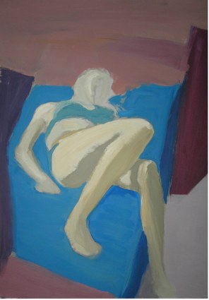 olej na tekturze  50x70