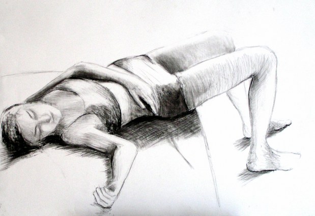 rysunek wÄ?glem  100x70