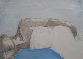 olej na tekturze  50x70