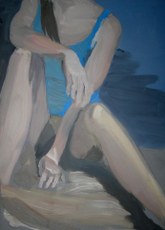 olej na tekturze  50x70