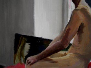 akryl na tekturze  50x70