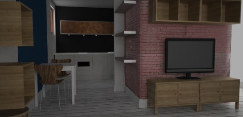 mieszkanie typu studio 37 m²